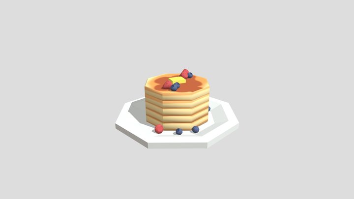 Panquecas - Pancakes 3D Model