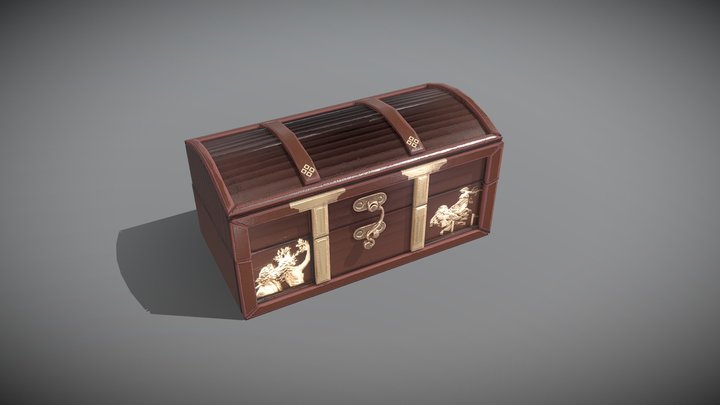 Decorative Box for games 3D Model