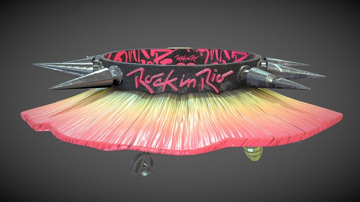 Rock in Rio 2022 Wristbands - Sep. 9th 3D Model
