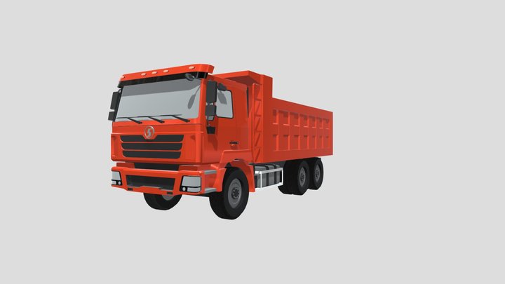 Shacman F3000 Dump Truck 3D Model