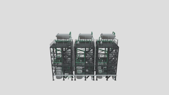 Установка получения технической воды 3D Model