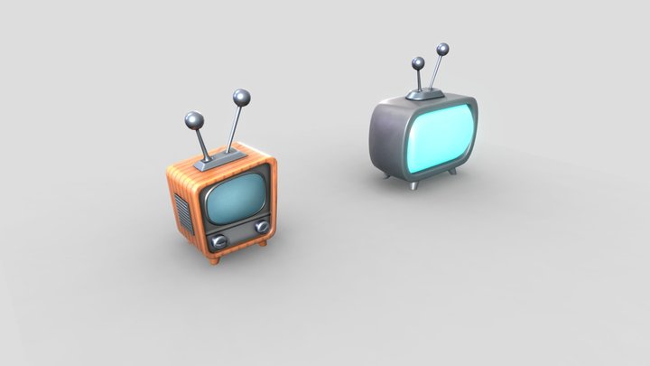 TV 1 3D Model