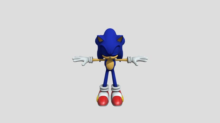 Sonic The Hedgehog (Modern) (SXSG) – Gratis 3D-model STL