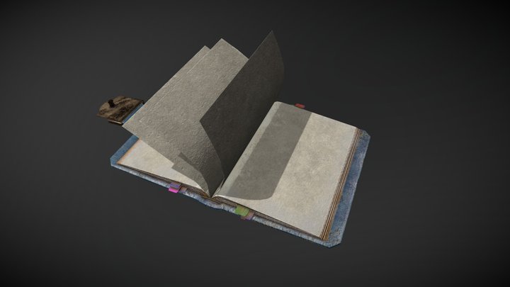 Diary 3D Model