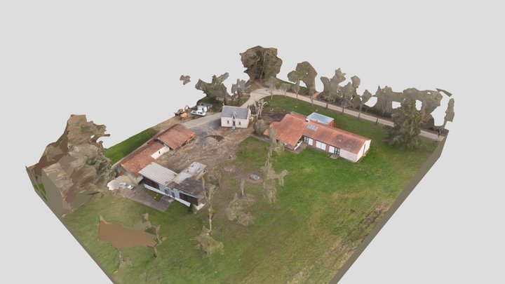 4 mars 25 - 3 Ferme Gournerie 3D 3D Model