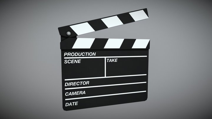 Clapperboard 3D Model