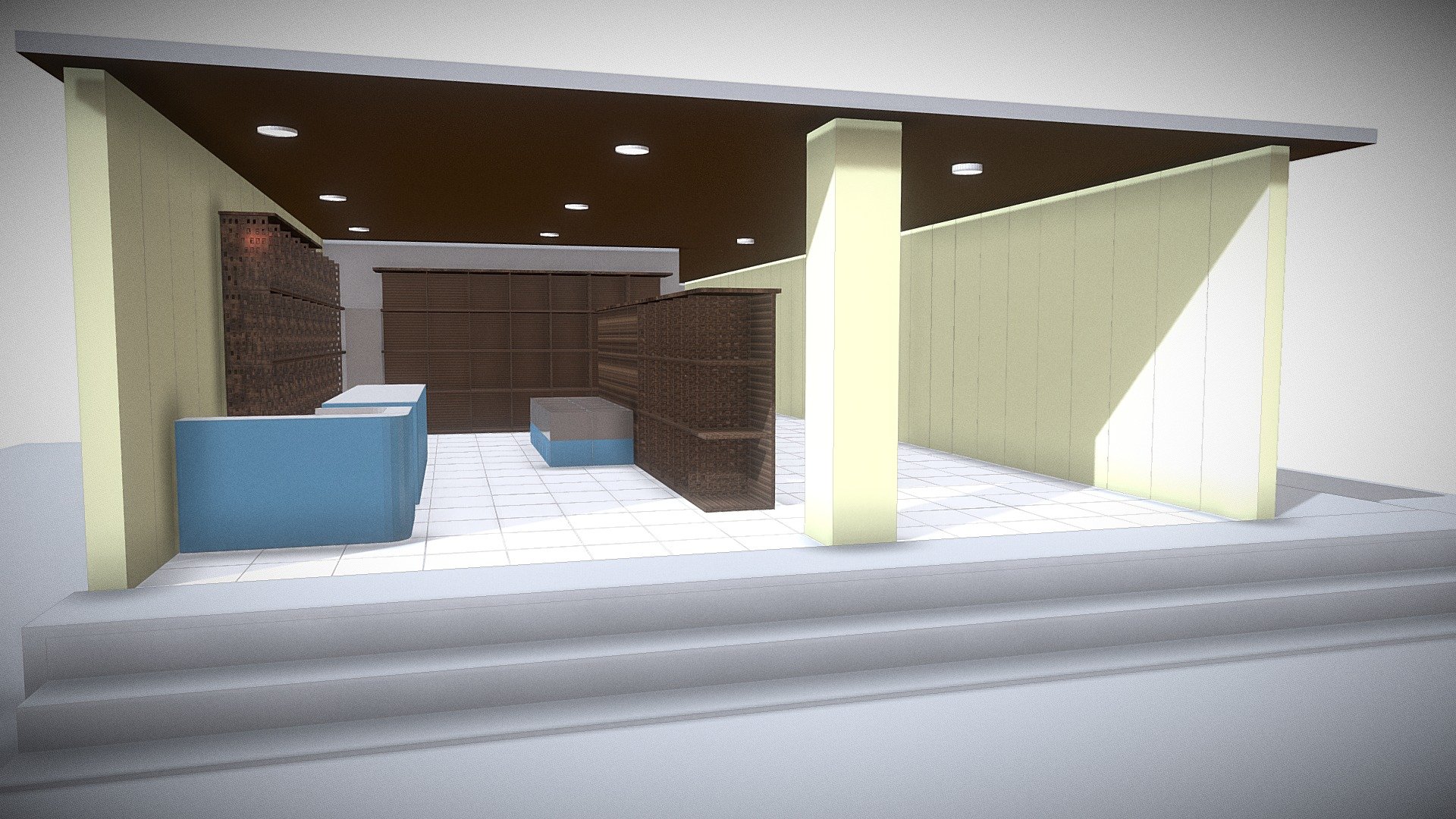 shopping store - Download Free 3D model by Hithesh.1334 [010ecb3 ...