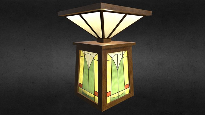 Grand Californian Hotel: Lobby Lamp 3D Model