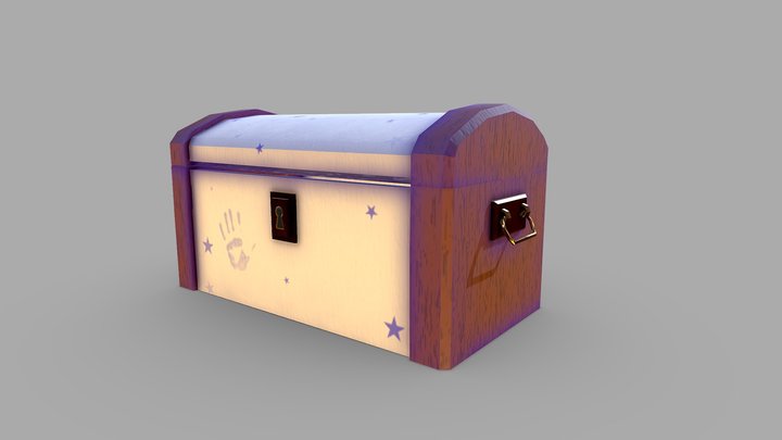 Toy Chest 01 Model 3D Model