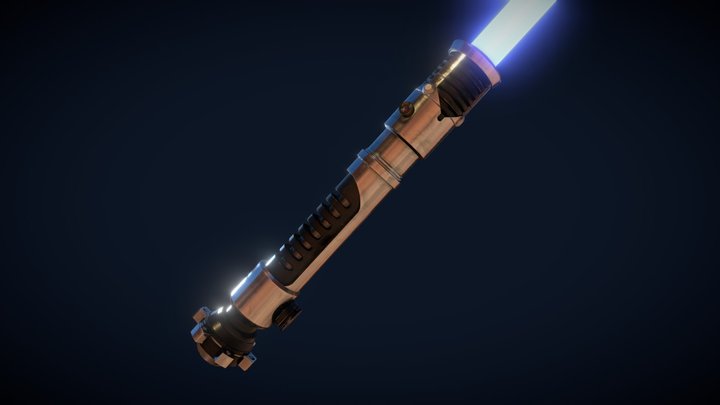 Obi-Wan EP1 Lightsaber 3D Model