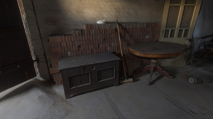 Grandma's chest and Grandpa's table 3D Model