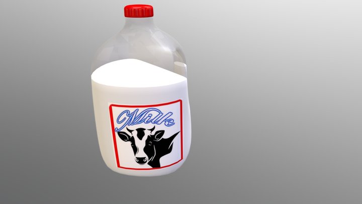 MilkGallon 3D Model