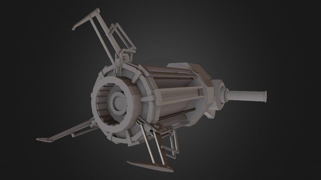 Gravity Gun 3D Model