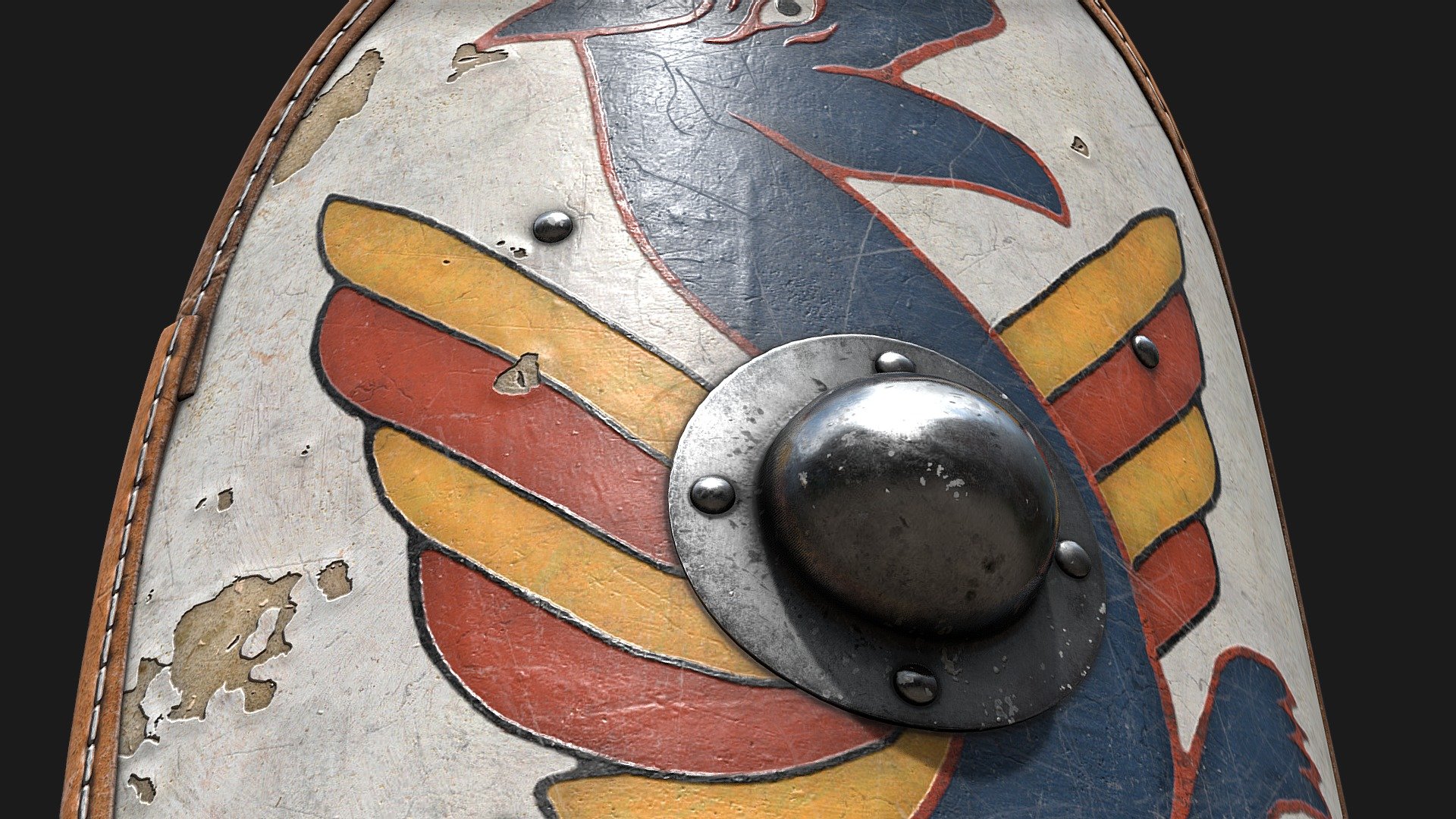 Norman Kite Shield 3D model by Historic VR (Historic_VR) [0115bc3