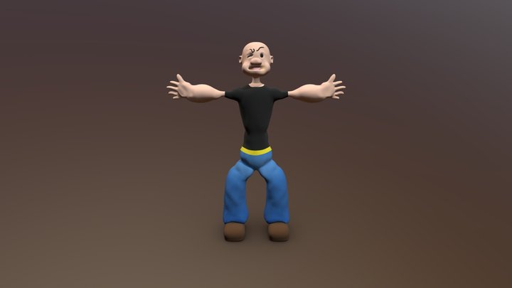 PopeyeMesh 3D Model