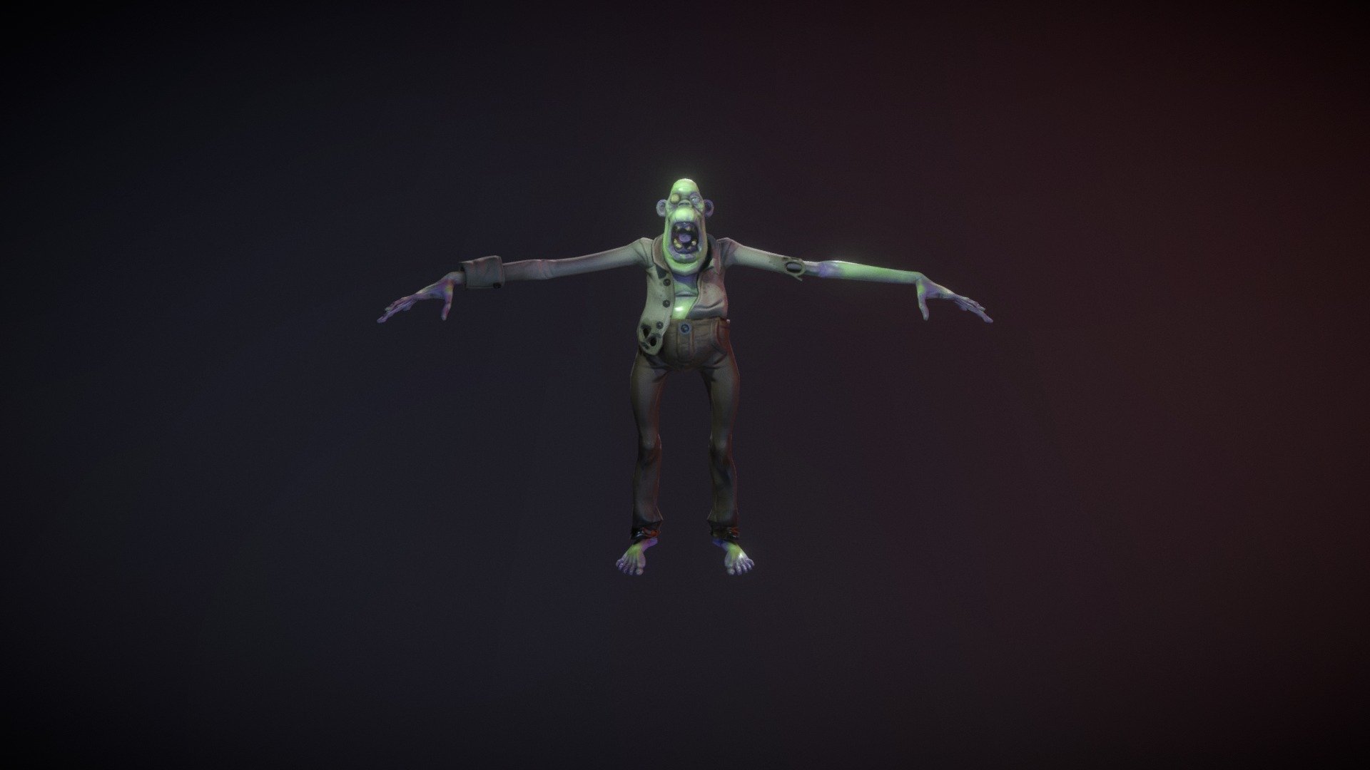 Zombie - 3D model by GavinRich [0116ae1] - Sketchfab