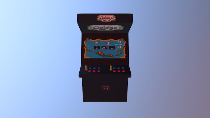 Galaga ARCADE 3D Model