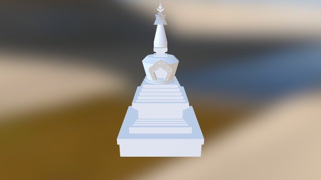 Stupa De L'eveil 3D Model