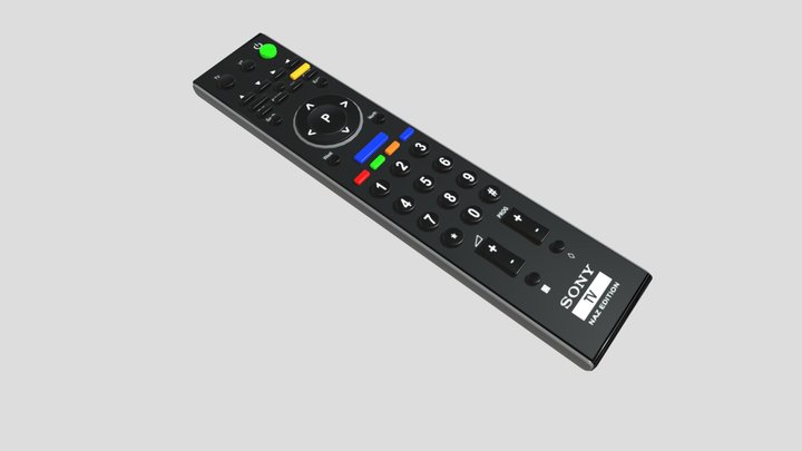 Sony Remote TV 3D Model