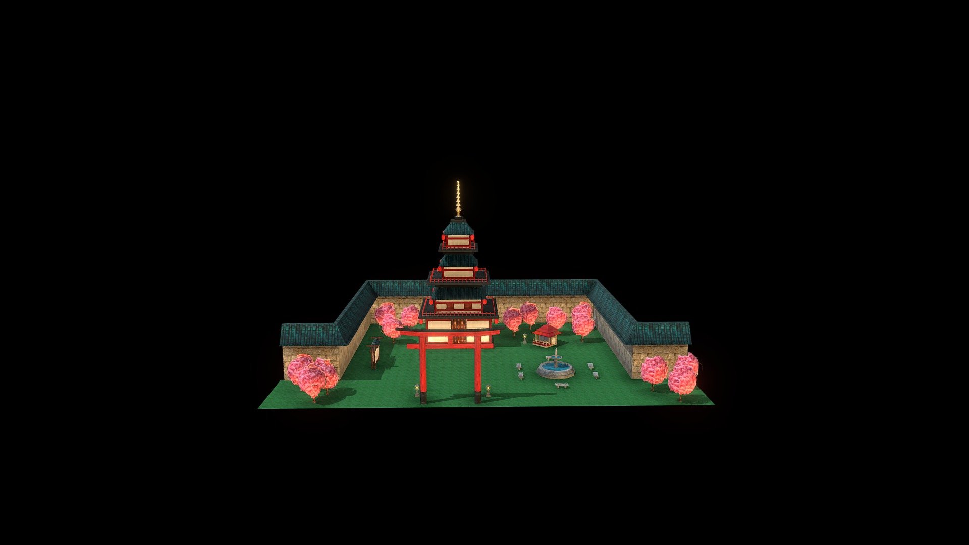 Diorama modular japones