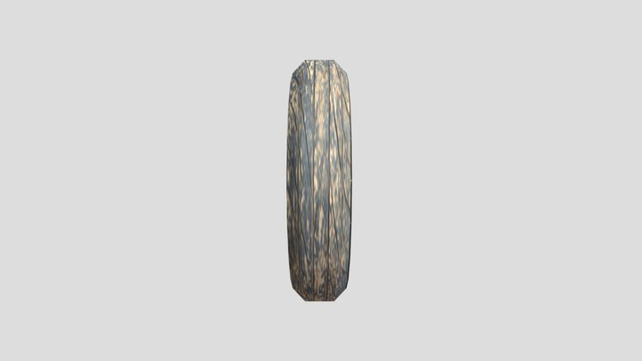 Dirty Tire 3D Model