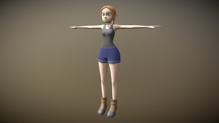 Girl - WIP 3D Model