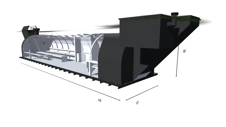 Quonset Bunker Underground 3D Model
