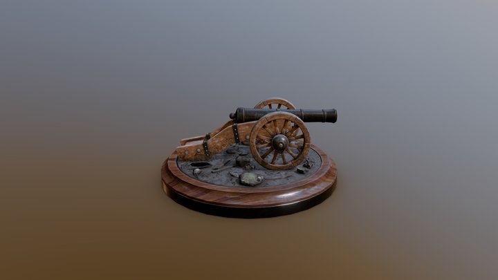 Ye Olde Field Artillery 3D Model