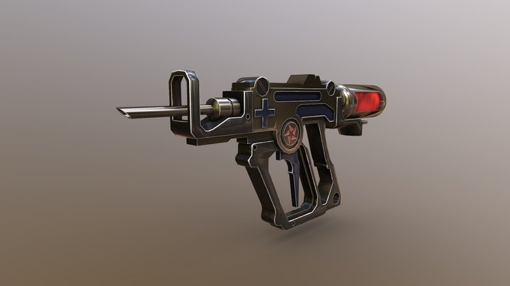Sci-fi Syringe 3D Model