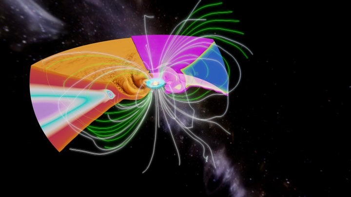 Circumstellar Disk 3D Model