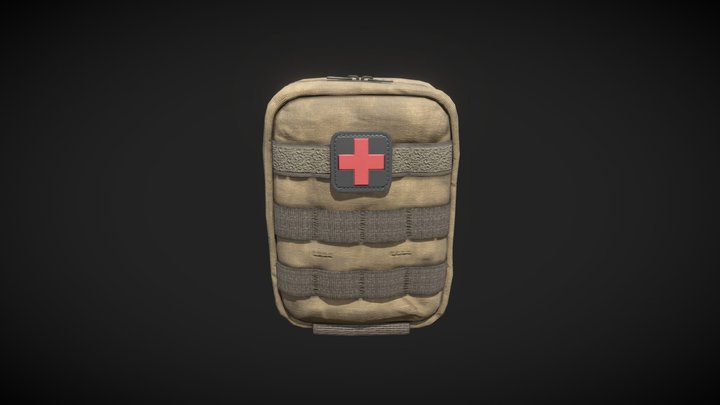 Tactical FIRST AID KIT 3D Model