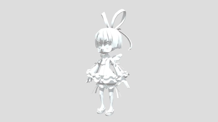 Disgaea 7 - Sicily 3D Model WIP 3D Model