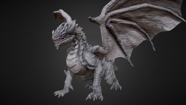 Ancient Dragon | Artifact Guardian | HiepVu 3D Model