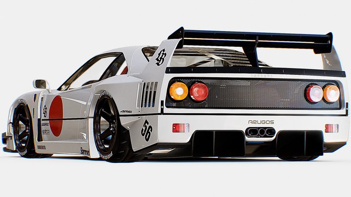 LB-Works Ferrari F40 | www.vecarz.com
