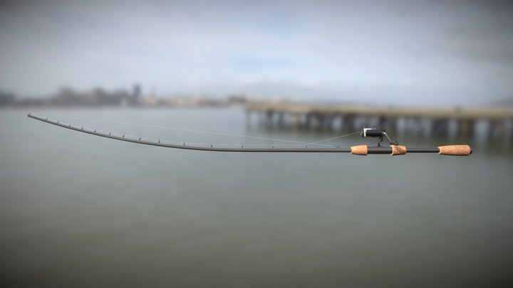 Fishing Pole 3D Model