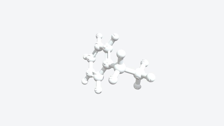 Ethylbenzene 3D Molecular Model — CAS 100-41-4