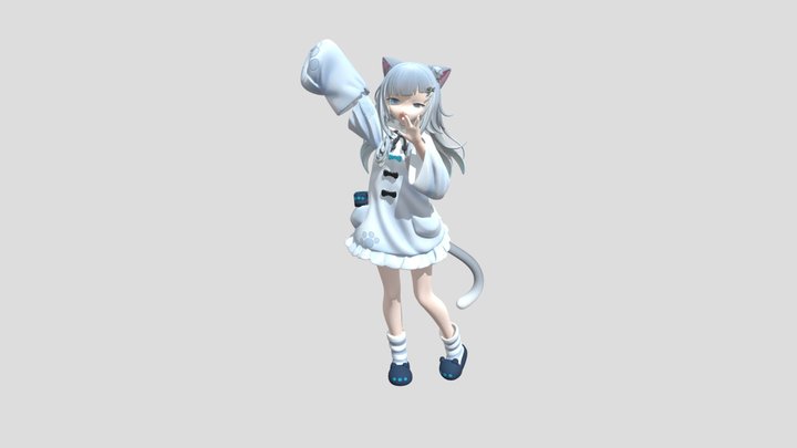 catgirl 3D Model