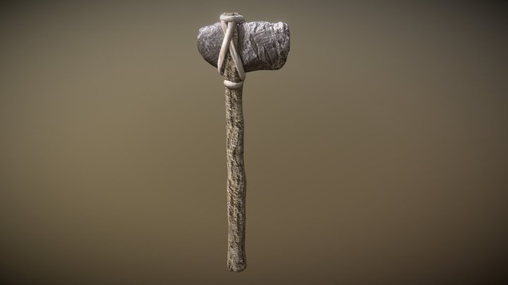 Stone Axe 3D Model