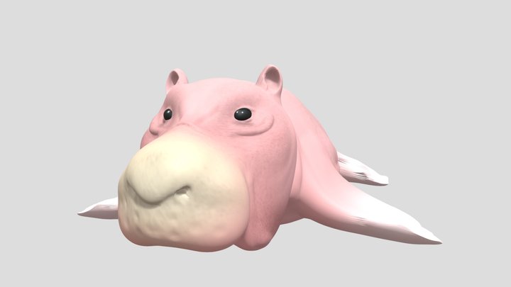 Hippopotamus 3D models - Sketchfab