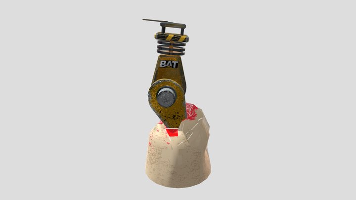 small hand animation scene 3D Model