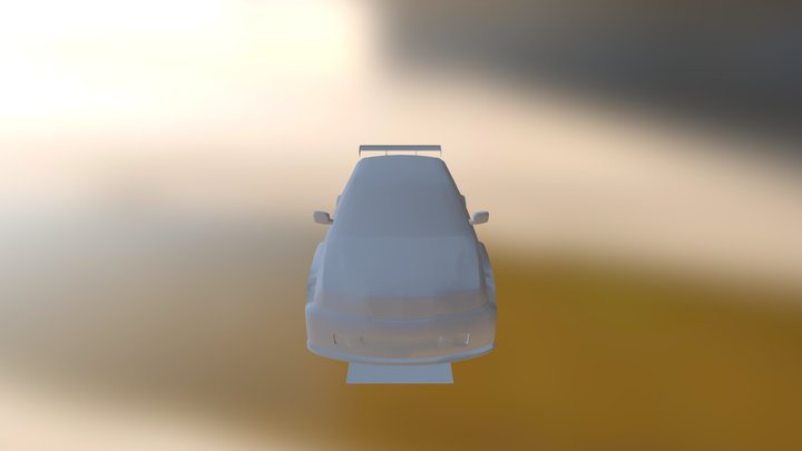 BMW 320i Auto Pepakura Ru 3D Model