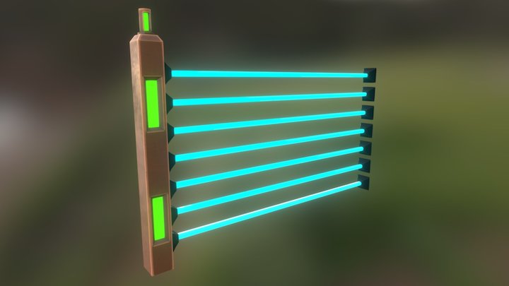 Fence Railing 3D Model