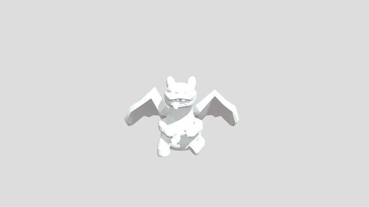 Toothless Lowpoly 3D Model