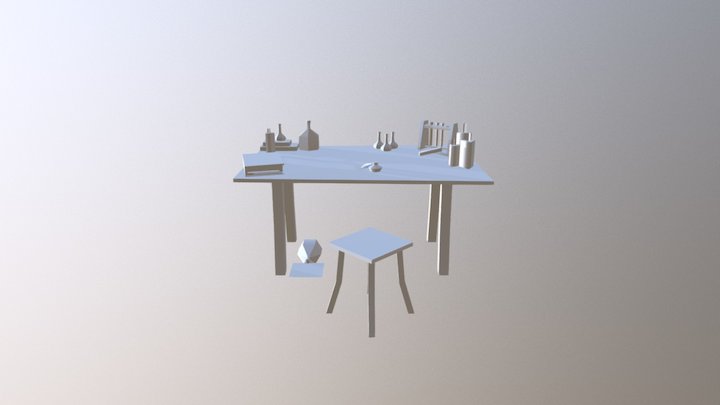 Worktable 3D Model