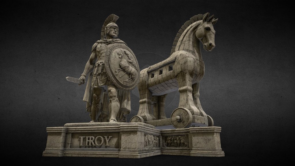 Trojan War Monument
