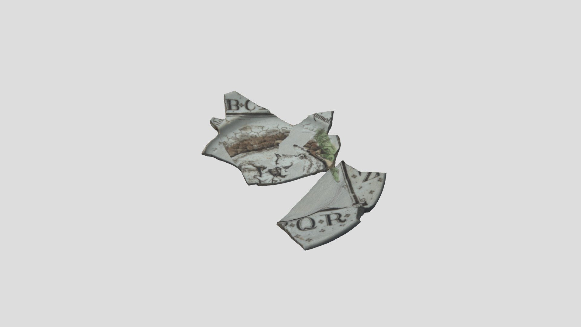 Alphabet Plate