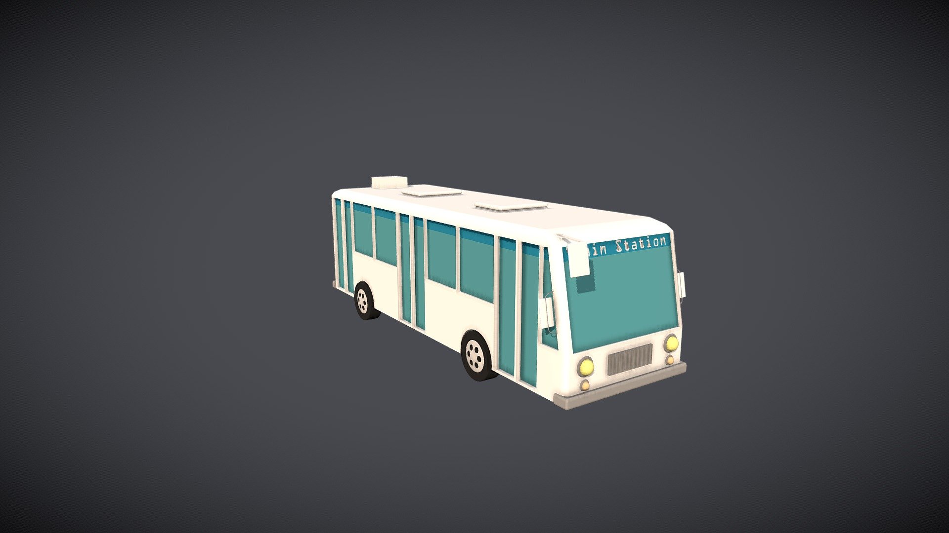 Low-Poly City Bus - Buy Royalty Free 3D model by Incod ART 3D ...