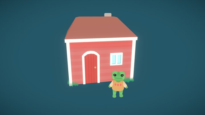 A Frog's Home 3D Model