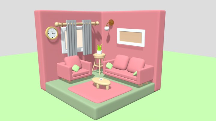 Small Room 3D Model