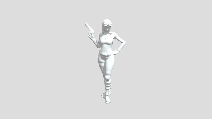 Renegade-raider-fortnite-skin-seasonal-shop 3D Model